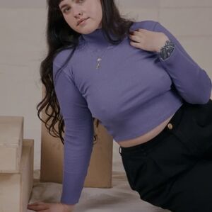 Big Bud Press Long Sleeve Turtleneck Faded Grape Size 3X